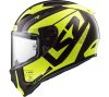 LS2 FF323 ARROW CARBON EVO STING WINEBERRY helma H-V-žlutá vel.XXL